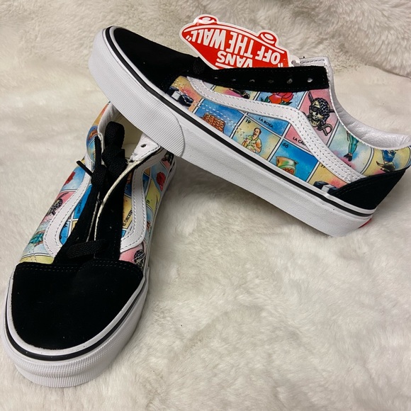loteria print vans